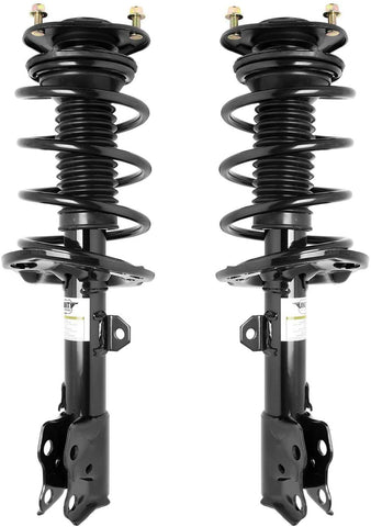 Unity Automotive 2-11585-11586-001 Front 2 Wheel Complete Strut Assembly Kit 2014-2017 Toyota Corolla