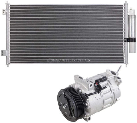 For Nissan Sentra 2.0L 2007-2012 OEM AC Compressor w/A/C Condenser & Drier - BuyAutoParts 60-85292RU New