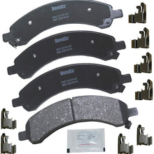 Bendix CFC989 Premium Copper Free Ceramic Brake Pad (with Installation Hardware Rear)