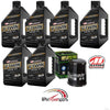 RPM Maxima HiFlo Complete Oil Change Kit Semi Synthetic 20W50 6 Quarts Victory