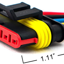 LanHong 5 Pin Way 16 AWG Car Waterproof Electrical Connector Plug with Wire AWG Marine Pack of 5