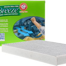 FRAM Fresh Breeze Cabin Air Filter Replacement for Car Passenger Compartment w/Arm and Hammer Baking Soda, Easy Install, CF8644A for Select Volkswagen and Audi Vehicles , white