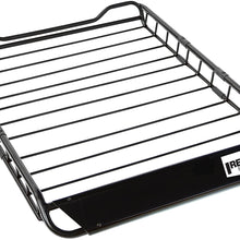 Reese 1391300 Explore Rooftop Cargo Basket, Easy Assembly 125 Lb. Capacity