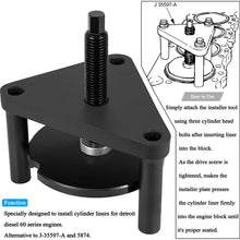 J-35597-A 5874 Cylinder Liner Installer Tool Fits for 60 Series Detroit Diesel Engines DD60 Tool Alternative