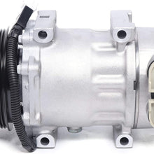 TBVECHI AC Compressor Air Conditioner Compressor, A/C AC Compressor and Clutch Fit for 97-01 Jeep Wrangler Cherokee 2.5 4.0L