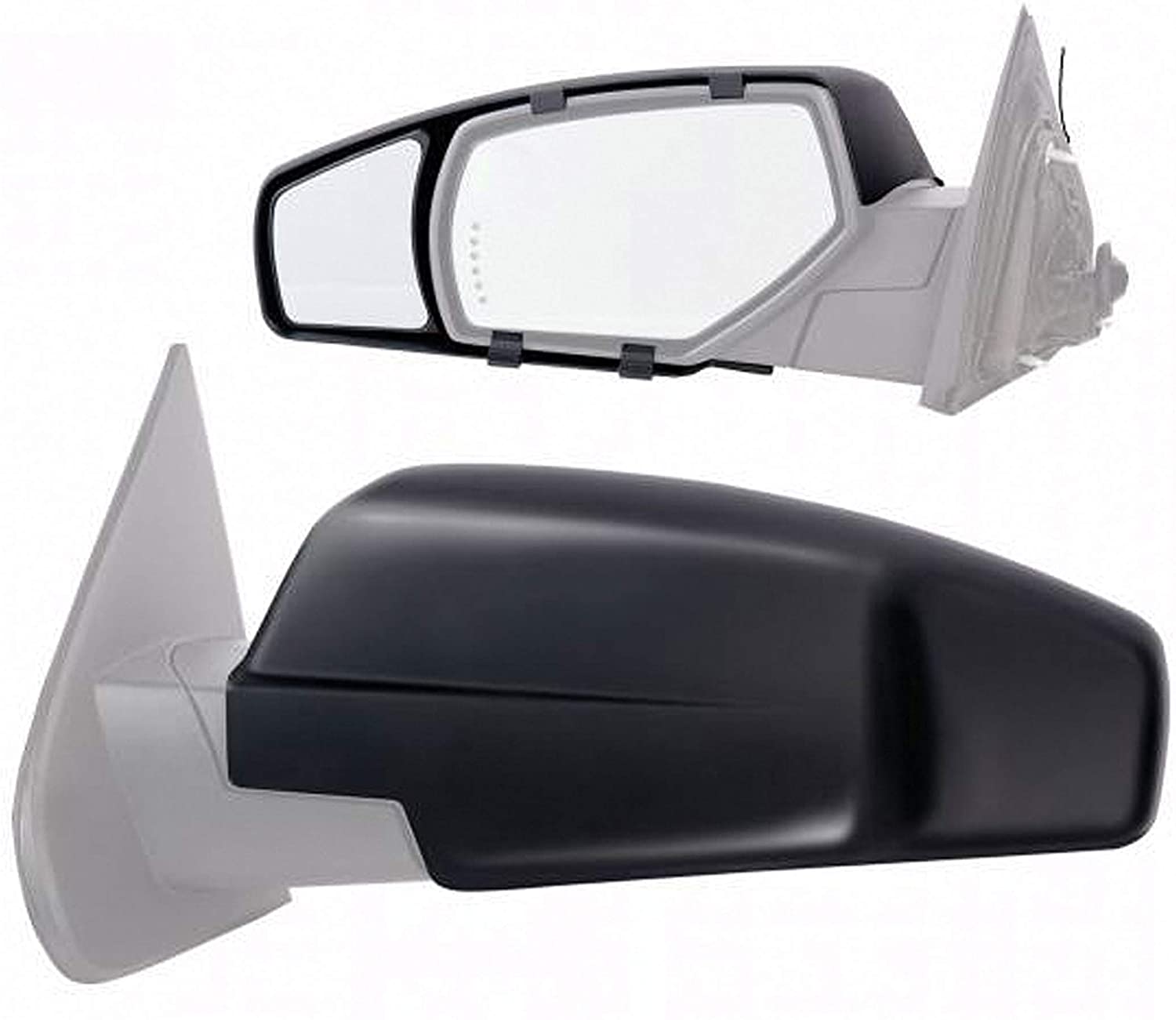 Fit System 80910 Chevrolet/GMC Full Size Truck Clip-On Towing Mirror - Pair