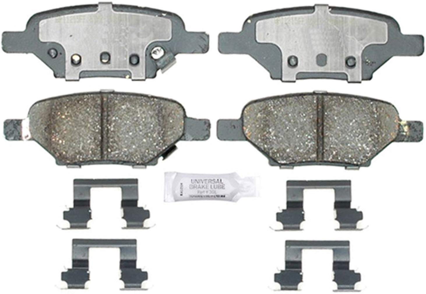 ACDelco 17D1033CH Professional Ceramic Rear Disc Brake Pad Set