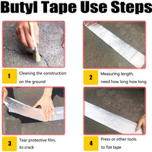 Butyl Waterproof Tape - 2in X 16.4ft - Leak Proof Long Lasting Watertight Rubber Putty Butyl Tape for RV Repair, Window, Silicone, and Boat Sealing and Rubber Roof Patching