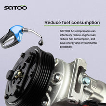 SCITOO Compatible with AC Compressor CO 29072C AC Compressor with Clutch fit Nissan Tsuru 1.6L Sentra 1.8L 2013-2015