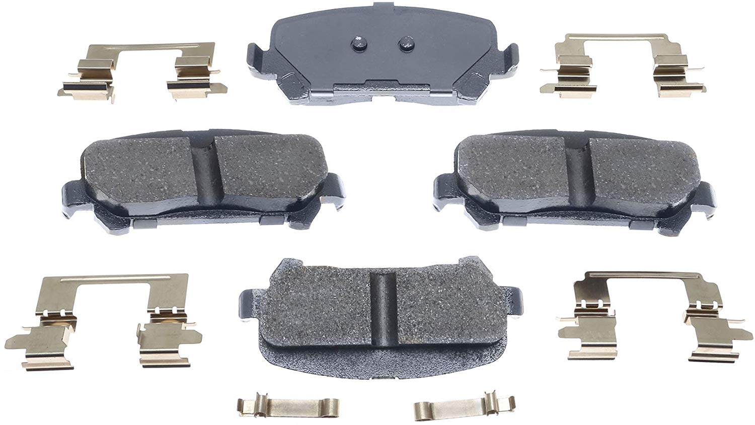 ACDelco 14D1806CH Advantage Ceramic Rear Disc Brake Pad Set