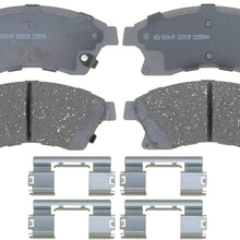 ACDelco 14D1522CH Advantage Ceramic Front Disc Brake Pad Set with Hardware