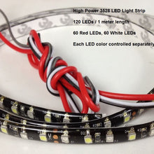 LED Light Strip - Dual Color (Red/White) LED Light Strips for Auto Airplane Aircraft Rv Boat Interior Cabin Cockpit LED Lighting