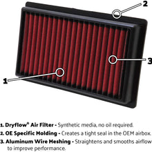 AEM 28-50044 Dry Flow Air Filter, 1 Pack