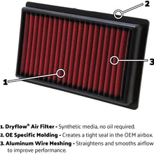 AEM 28-50019 Dry Flow Air Filter, 1 Pack