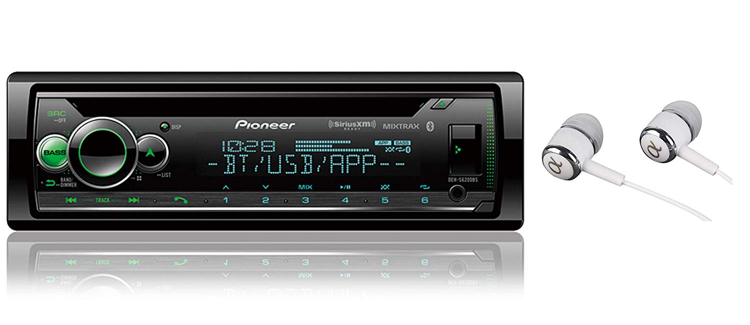 Pioneer in-Dash Built-in Bluetooth CD, Front USB Auxiliary, MP3, Pandora, AM/FM and SiriusXM Ready, Built in iPod, iPhone, and iPad Controls, ARC Phone app Car Stereo Receiver