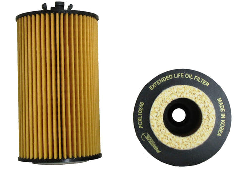 Pentius PCXL10246 UltraFLOW UFXL Cartridge Oil Filter for CHEVY Aveo 1.6L (09-10), PONTIAC G3 1.6L (08-09), Saturn Astra 1.8L(08-09),