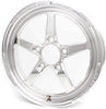 Weld Racing Wheel, Alumastar 1 Piece, 15 x 3.5 in, 1.750 in Backspace, 5 x 4.75 in Bolt Pattern, Aluminum, Polished, Each