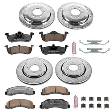 Power Stop K5577-36 Front & Rear Z36 Truck and Tow Brake Kit