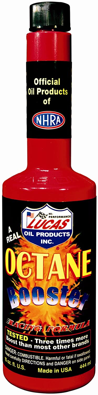 Lucas Oil 10026-PK12 Octane Booster - 15 oz (Pack of 12)