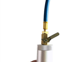 GooM R134A Car Auto A/C AC Oil Dye Injector With 13LS and QC15L,R134 R12 R22 Injection Tool Filler 1/4" SAE