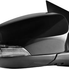 Passenger Side Unpainted Heated Power Operated With Signal Side View Mirror for 2014-2017 Toyota Corolla - Parts Link #: TO1321295