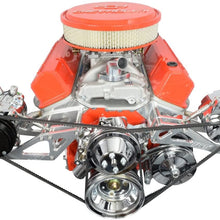ICT Billet SBC Alternator Power Steering A/C Compressor Bracket Kit for Long Water Pump 305 327 350 383 5.0L 5.7L V8 Eight Cylinder Carburetor V Belt Compatible With Chevrolet 551745