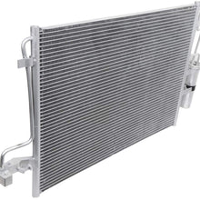ANGLEWIDE Aluminum Condenser Air Conditioning A/C Condenser fit for 2013 2014 2015 2016 for Ford Escape Sport Utility 2L US Stock US Cargo US Shipment