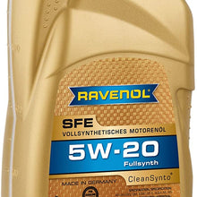 RAVENOL J1A1503 SFE 5W-20 Fully Synthetic Motor Oil - STJLR.03.5004, MS-6395 (1 Liter)
