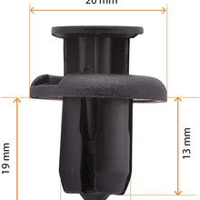 AFA Tooling Replacement for Honda and Acura (40 Pcs) Bumper and Fender Clips - Extra Strong POM Polymer Won't Break Like Nylon Plastic Rivets – Fits Selected Models