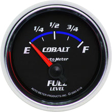 Auto Meter 6116 Cobalt 2-1/16" 240-33 ohms Short Sweep Electric Fuel Level Gauge
