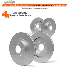 [Front + Rear] Max Brakes Geomet OE Rotors SY035763