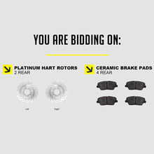Hart Brakes Rear Drilled Rotors + Ceramic Brake pads PHXR.03003.02