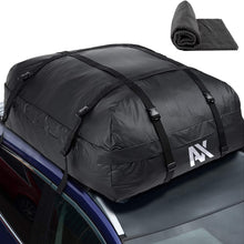 Abaxial (18 Cubic Feet) Waterproof Rooftop Cargo Carrier- (Heavy Duty) Car Roof Cargo Bag- Roof Top Luggage Storage Bag- (Bonus) Anti-Slip Mat. Perfect for Car, Van,Truck, SUV with/Without Rack.