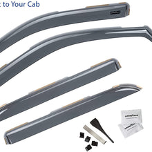 Goodyear Shatterproof in-Channel Window Deflectors for Trucks Dodge RAM 2009-2018 Crew Cab Truck 1500 2500 3500, Rain Guards, Window Visor, Vent Deflector, Accessories 4 Pieces – GY003404
