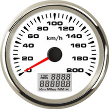 ELING Auto GPS Speedometer Velometer 0-200KM/H Speed Odometer Mileage for Car Racing Motorcycle with Backlight 85mm