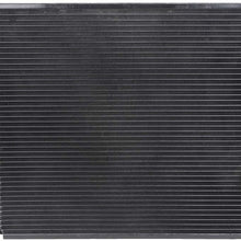 ECCPP Auto Parts Air Conditioning A/C AC Condenser Aluminum A/C AC Condenser Replacement Radiator for 2009 for Chevrolet Colorado 5.3L LT