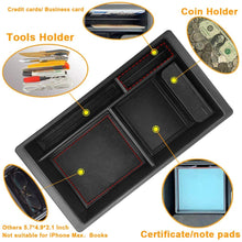 Center Console Tray Organizer for GMC Sierra Yukon Chevy/Chevrolet Silverado Tahoe Suburban 2015-2018 -GM Vehicles Accessories Replaces 22817343 (Full Console w/Bucket Seats ONLY)