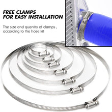 For 1994 1995 1996 1997 MAZDA MIATA MX5 1.8L Silicone Radiator Heater Hose Clamps Kit Blue