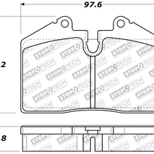 StopTech 309.06080 Sport Brake Pads with Shims