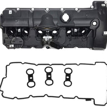 11127552281 Engine Valve Cover Set with Gasket and Bolts Fits for BMW E82 E88 128i E9X 328i E60 528i E70 X5 3.0si E83 X3 E85 Z4 E89 Z4 F10 528i N51/N52 Engine 3.0L L6 2007-2013