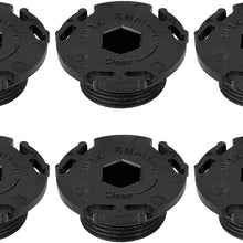 X AUTOHAUX 6pcs ABS Car Engine Oil Drain Plug Replacement 11137605018