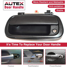 AUTEX Tailgate Handle Liftgate Door Handle Compatible with Toyota Tundra 2000 2001 2002 2003 2004 2005 2006 2007 80866, 690900C010 TO1915110
