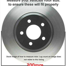 Detroit Axle - 300mm Rear Disc Brake Rotors Ceramic Pads w/Hardware for 2007-2011 Mercedes-Benz CLS550 - [2003-2005 E320] - 2006-2012 E350 - [2003-2006 E500] - 2007-2009 E550 - See Fitment