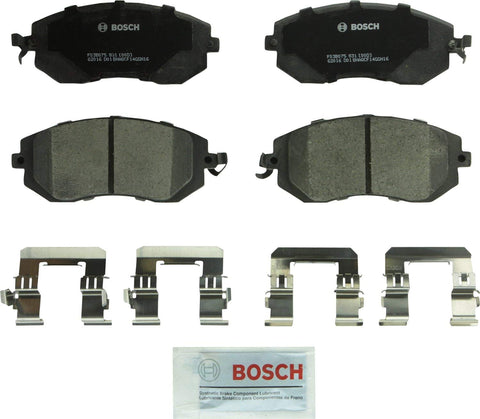 Bosch BC1539 QuietCast Premium Ceramic Disc Brake Pad Set For: Scion FR-S; Subaru BRZ, Crosstrek, XV Crosstrek, Forester, Impreza, Legacy, Outback; Toyota 86, Front