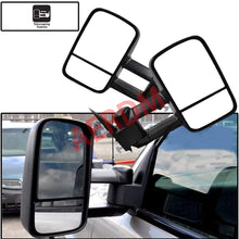 AERDM New Pair Towing Mirrors Manual Operated Textured Black Telescoping Trailer Side Mirrors Fit Chevy/GMC/Cadillac Silverado Sierra Avalanche Suburban Tahoe Yukon XL Escalade EXT ESV