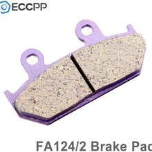 ECCPP Front and Rear Carbon Fiber Brake Pads for Honda GL 1500 Goldwing 1500 SE L 1988-2000