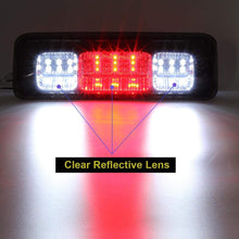 Partsam Replacement for Ford F-150 F150 2004-2008 Red/White 21 LED Smoke Lens Black Housing Tail Rear High Mount 3rd Third Brake Light Cargo Lamp Waterproof (1 Plug)