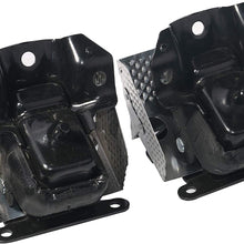 Engine Mount Set of 2 with Heat Shield - Compatible with Chevy, Cadillac & GMC Vehicles - 07-14 Escalade, Silverado, Suburban, Tahoe, Sierra, Yukon - Replaces 15854941, A5365 - Left and Right Mounts