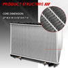 2055 Factory Style Aluminum Cooling Radiator Replacement for 96-00 Infiniti QX4/Nissan Pathfinder AT