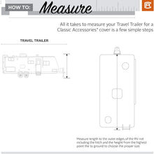 Classic Accessories Over Drive SkyShield Deluxe Travel Trailer Cover, Fits 27' - 30' Trailers - Water Repellent RV Cover (80-387-101801-EX)